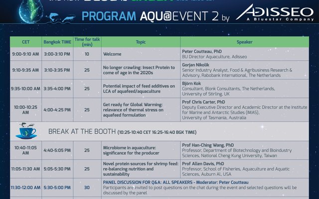 Adisseo to host the second edition of its Aqu@Event conference