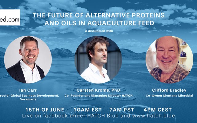 The future of alternative proteins and oils in aquaculture feeds - webinar: June 15