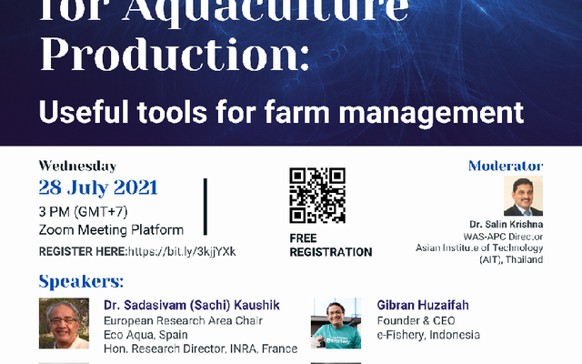 Join WAS-APC webinar on digital aquaculture technologies