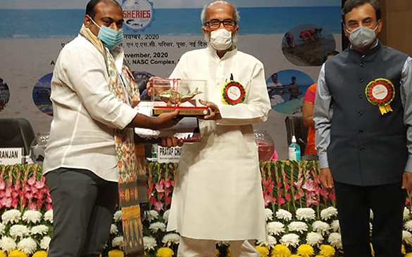 Low-cost shrimp feed wins Indian Best Fisheries Enterprises award