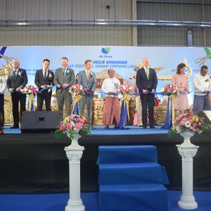 De Heus opens a new feed mill in Myanmar