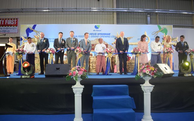 De Heus opens a new feed mill in Myanmar