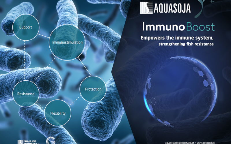 Aquasojas functional supplement strengthens immune system and fish resistance