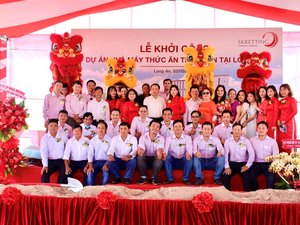 Skretting Vietnam breaks ground on new fish feed mill