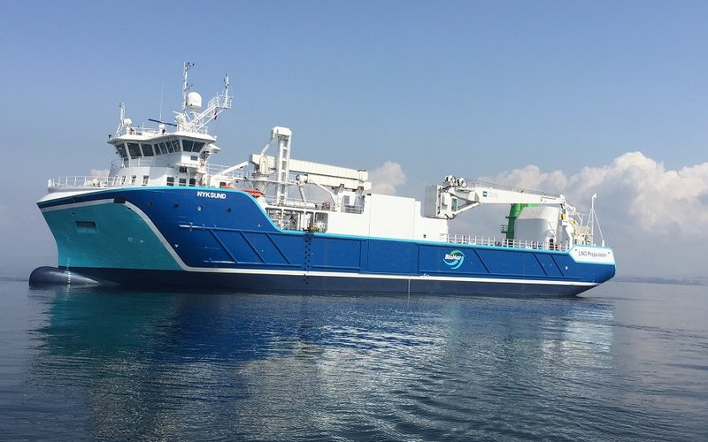 BioMar to reduce emissions through a new hybrid vessel for shipping feed