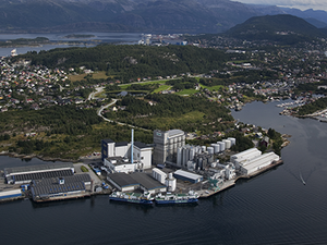 Fish oil spill at Norwegian EWOS plant