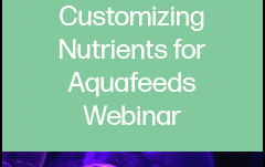 Join F3 webinar on how to customize nutrients for aquafeeds