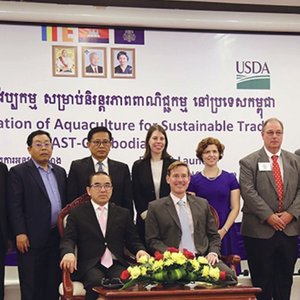 American Soybean Association launches CAST project to improve Cambodian aquaculture