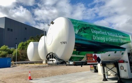 LNG installation for Mowi's new fish feed factory