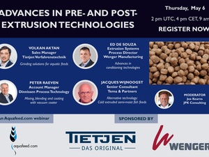 Register for Advances in pre- and post-extrusion technologies webinar