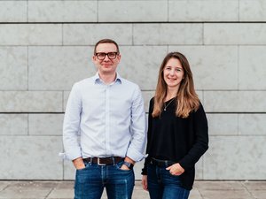 Aquanzo co-founders Remi Gratacap and Stefanie Lobnig