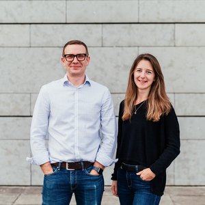 Aquanzo co-founders Remi Gratacap and Stefanie Lobnig
