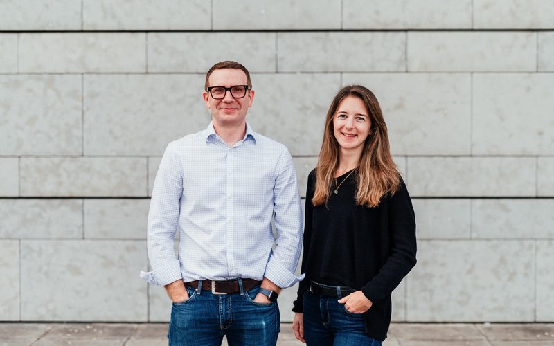 Aquanzo co-founders Remi Gratacap and Stefanie Lobnig