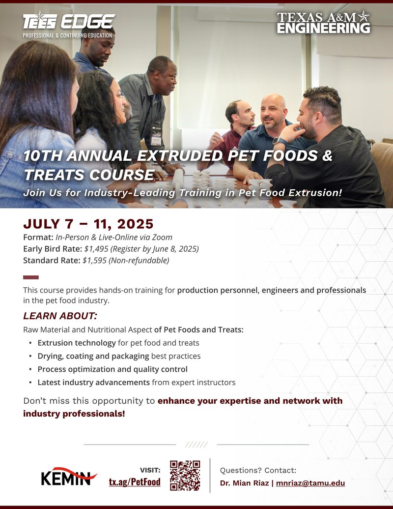 Extruded foods course
