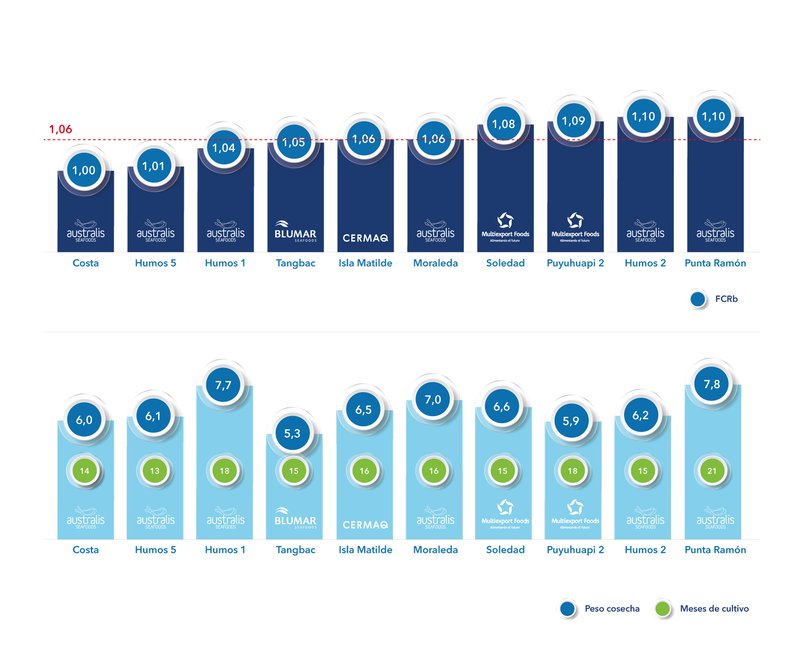 Grafico Centros TOP 10 FOY 2020 BioMar Chile