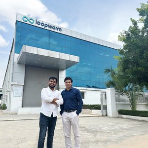 Image of Mr Ankit Alok Bagaria, Co-founder and CEO of Loopworm & Mr Abhi Gawri, Co-Founder of Loopworm and