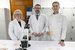 Pictured (l-r) Professor Margaret Crumlish, HE Mr Iain Frew, and Dr Chris Payne. Credit University of Stirling
