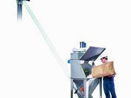 Manual Dumping Station with Flexible Screw Conveyor